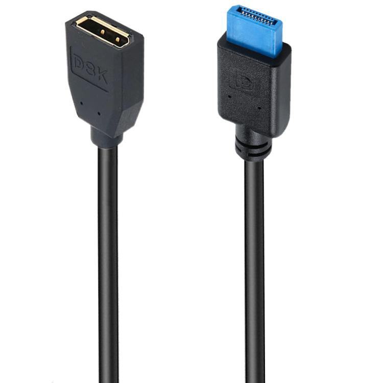 Cavo di collegamento DisplayPort 8K DP1.4 maschio-femmina per test di dispositivi, 0.3m, 1m Cavo di collegamento DisplayPort 8K DP1.4 maschio-femmina per test di dispositivi, 0.3m, 1m